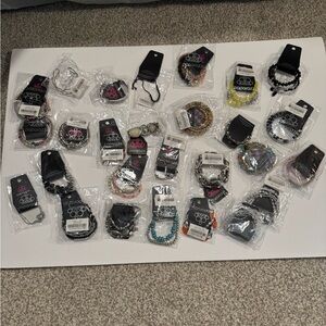 Paparazzi Bracelets- Black, Silver, Multicolor